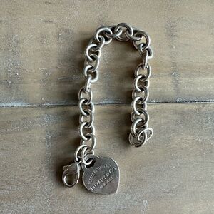 Tiffany & Co Heart Tag Charm Bracelet